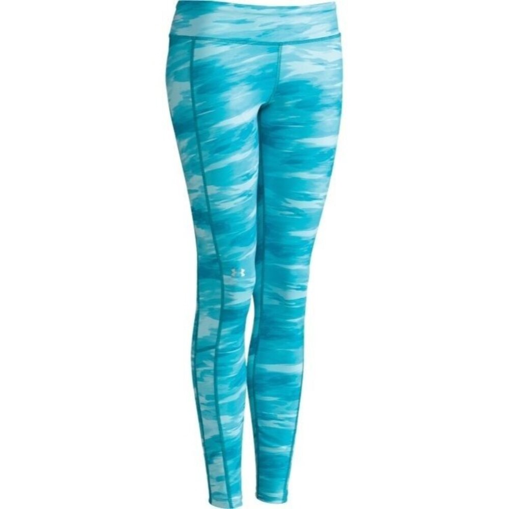 Underarmour Womens Teal Green Camo Flash Leggings